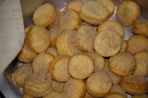 Claudia made doughnuts!