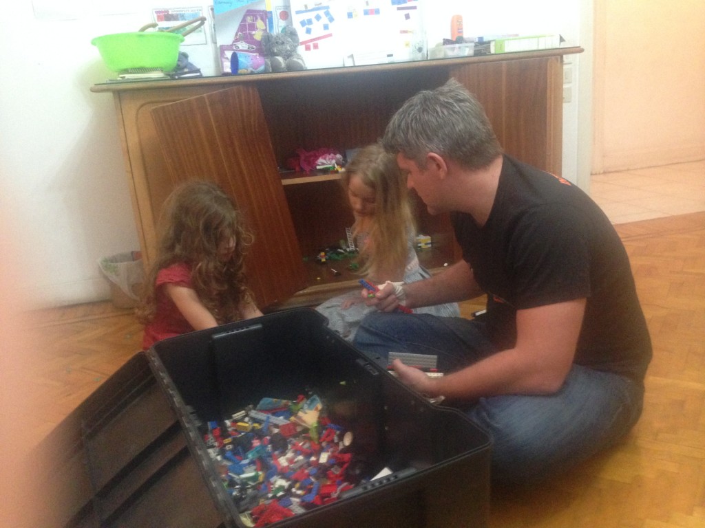 12.27-Building legos with Daddy