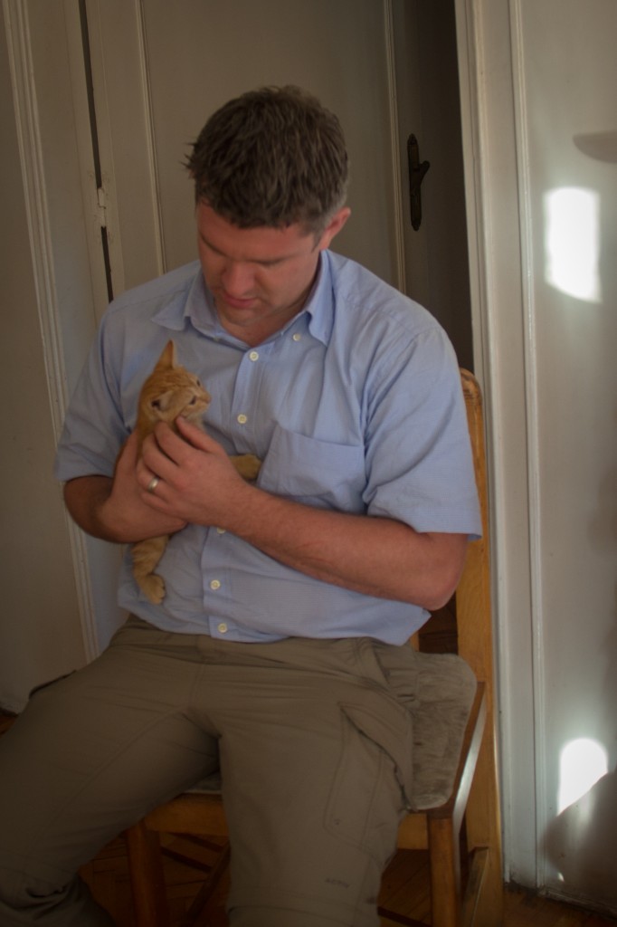 Meet MishMIsh (apricot). This sweet man joined our family on Easter. The kids have been anticipating a kitten since we said goodbye to Sampson. They are thrilled.